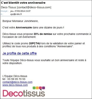 Trigger marketing