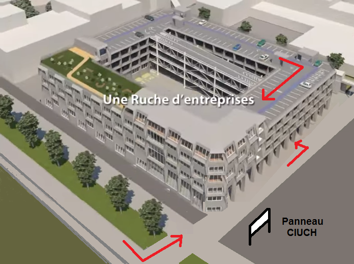 parking ruche de l'union