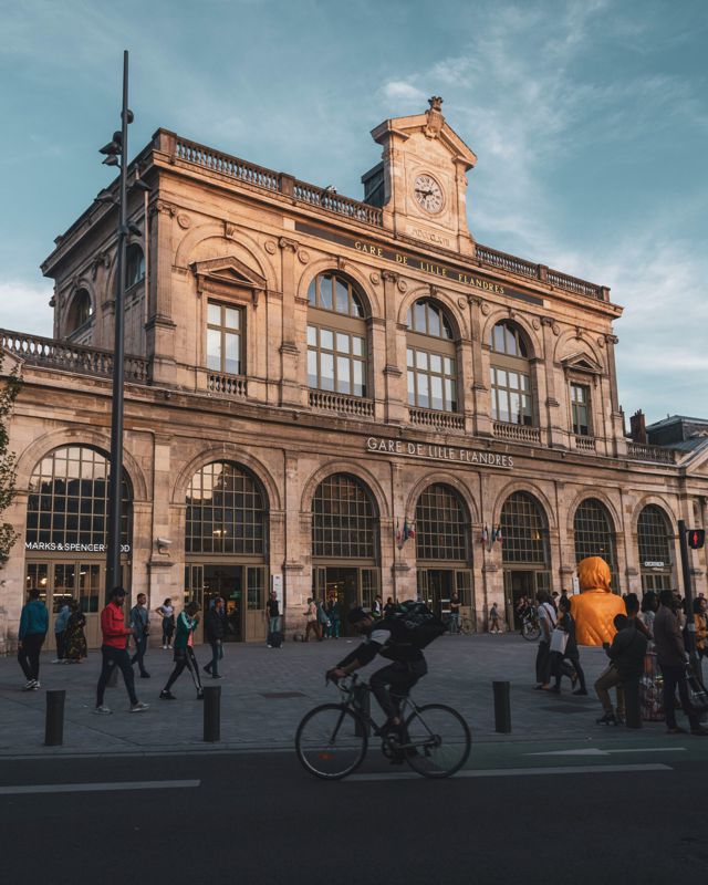 Photo gare Lille Flandres, à 1h de Paris